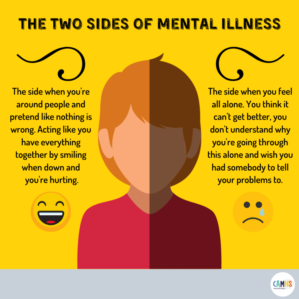 THE TWO SIDES OF MENTAL ILLNESS ?
